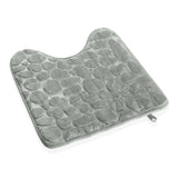 Tappeto da bagno Versa Grigio Poliestere (45 x 45 cm) - zannishop