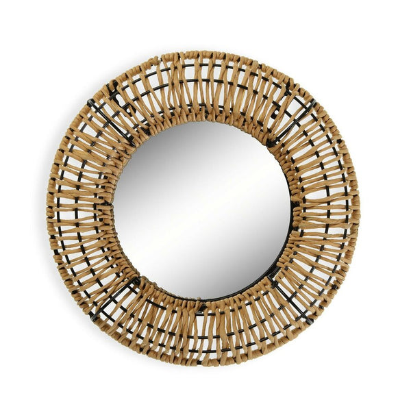 Miroir mural Verser Argos Mirror Bamboo Rattan (2 x 30 x 30 cm)