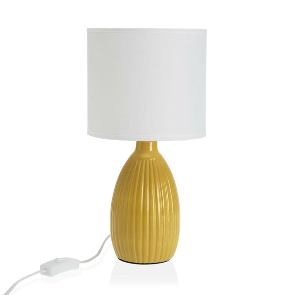 Lampada da tavolo Versa Giallo Ceramica (17 x 34 x 17 cm) - zannishop