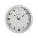 Montre murale blanche en polypropylène (4,3 x 30 x 30 cm)