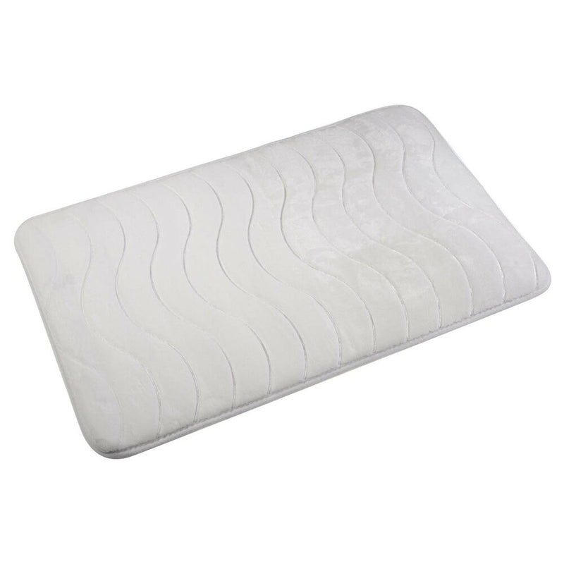 Tappeto da bagno Versa Brant Bianco Cotone (45 x 75 cm) - zannishop