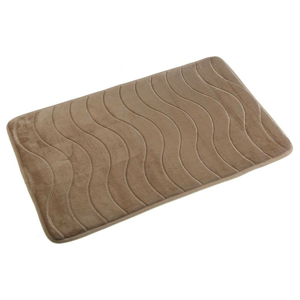 Tappeto da bagno Versa Brant Beige Cotone (45 x 75 cm) - zannishop