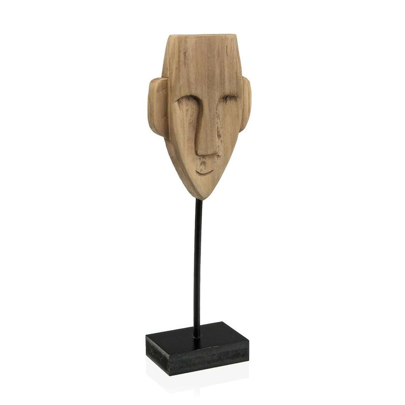 Statua Decorativa Versa Moai Legno (6,5 x 35,5 x 12 cm) - zannishop