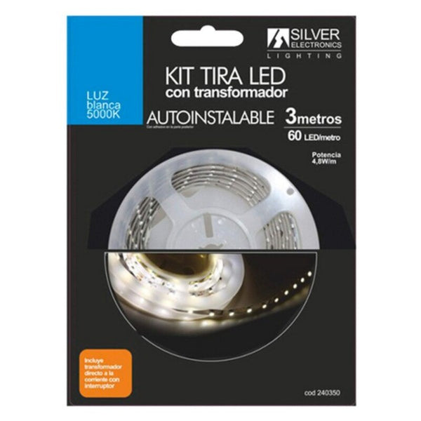 LED Silver Electronics 240350 5000K Blanco 3M Stripes