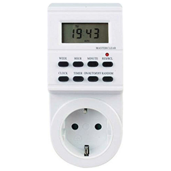 Silver Electronics 49401 3600W White Digital Temper