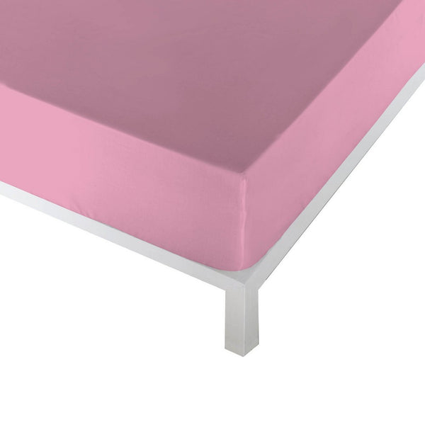 Lenzuolo con angoli aderenti Naturals Rosa (Letto da 90)