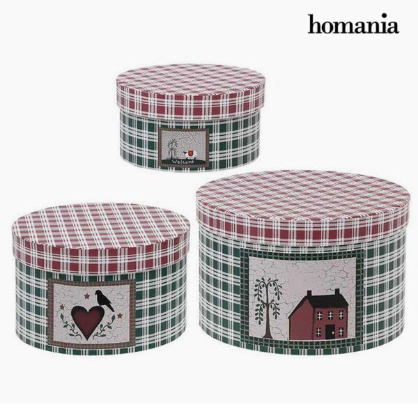 Scatola Decorativa Homania (3 uds) Cartone - zannishop