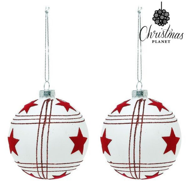 Boules de Noël 8 cm (2 UD)