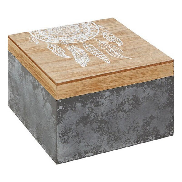 Caja gris decorativa Marrone 110808