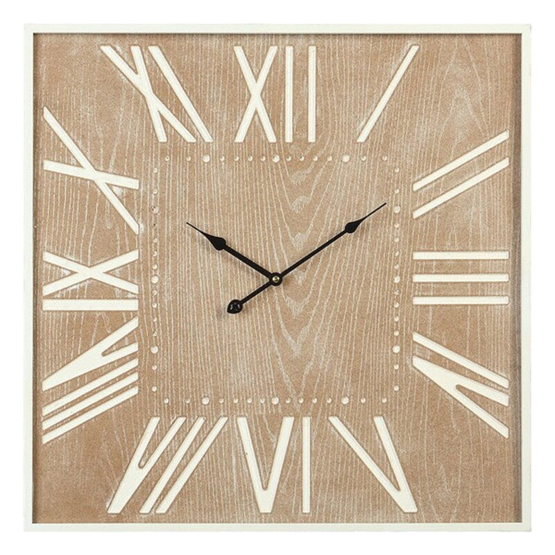 Montre murale brune (60 x 60 x 5cm)