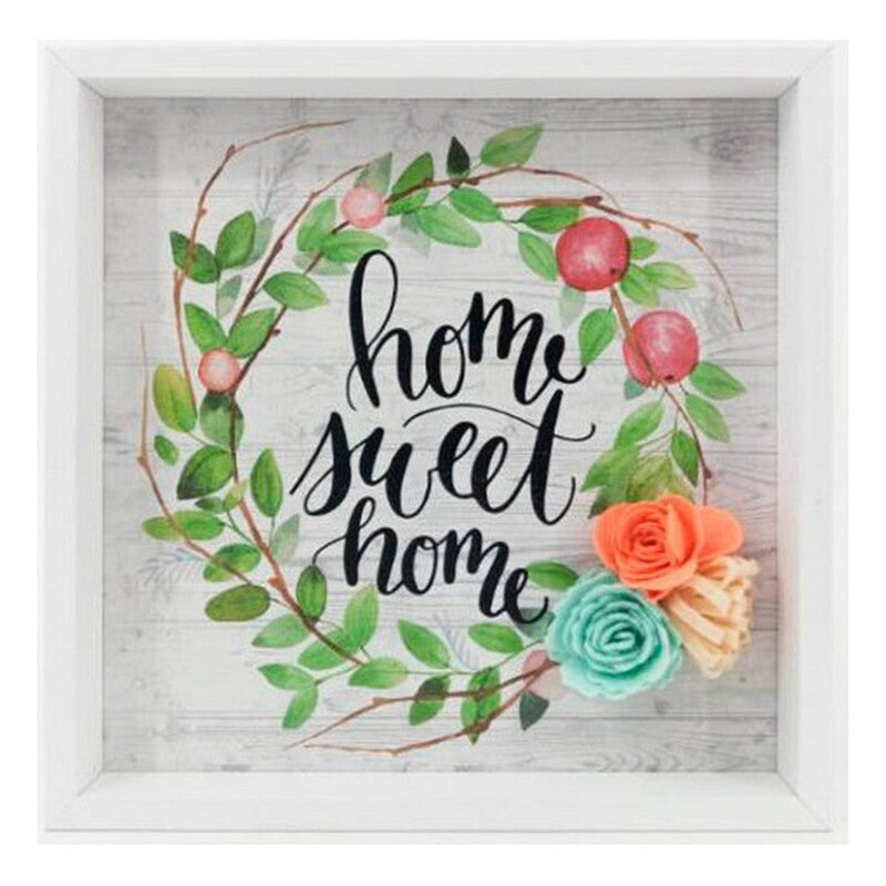 Quadro Home Sweet Home (21 x 21 x 2 cm) 115773