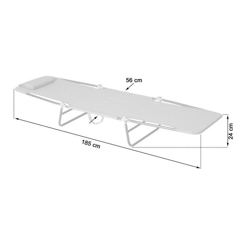 Solseng Oxford Lila (180 x 55,8 x 24 cm)