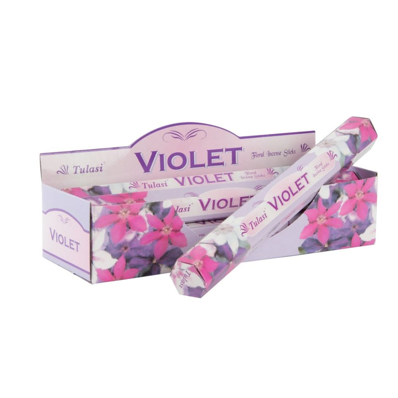 Incienso DKD Home Decor Violeta (20 pcs)