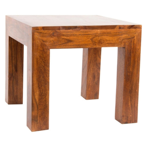 Tabla adicional DKD Decoración del hogar Bangalore Wood Acacia (40 x 40 x 45 cm)