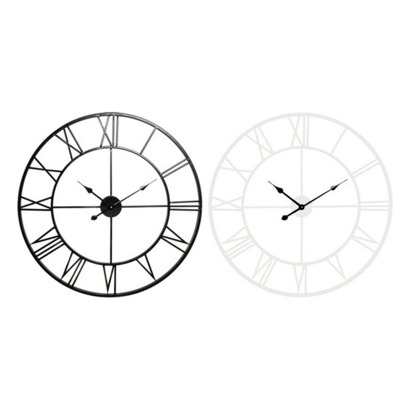 Reloj de pared DKD Home Decor Metal (2 PC) (40 x 3 cm)