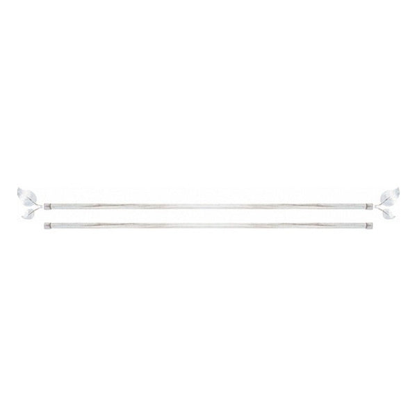 DKD Home Vorhänge Estestable Metall White Decor (120 x 16 cm)