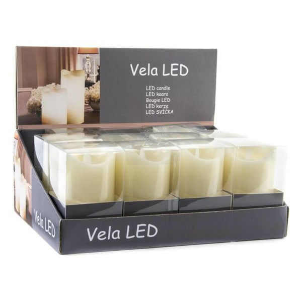 DKD Home Decor LED Vela (AAA) (7 x 10 cm)