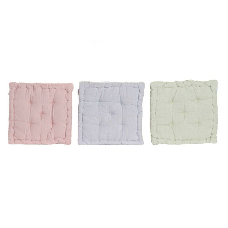 Cuscino DKD Home Decor Da terreno Cotone (3 pcs) (40 x 40 x 7 cm) - zannishop