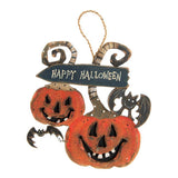 Decorazione per Halloween DKD Home Decor Zucca Legno (16 x 21 x 21	 cm) - zannishop