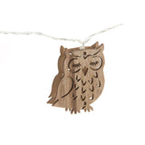 Ghirlanda DKD Home Decor Natale Owl (7 x 110 x 110 cm)