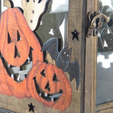 Halloween Metal DKD Home Lantern DKD Wood (22 x 22 x 36 cm)