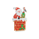 Statua Decorativa DKD Home Decor Legno Babbo Natale (28 x 6 x 45 cm) - zannishop