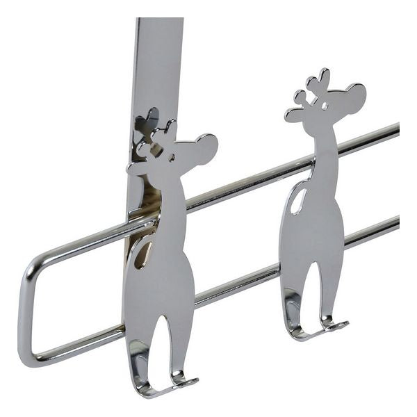 Appendiabiti per Porte DKD Home Decor animali Acciaio inossidabile (2 pcs) (33 x 16 cm)