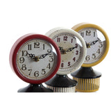 DKD Home Table Clock Decor Metal (3 PCs) (12 x 10 x 37 cm)