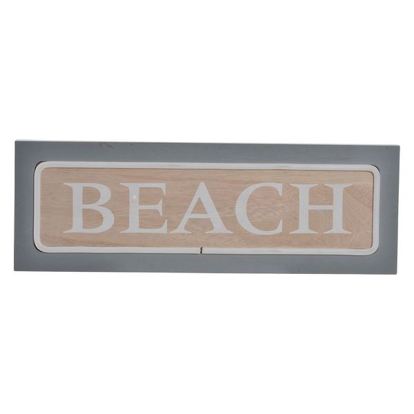 DKD Home Lighting Decor Beach Holzstrand LED (44 x 3 x 15 cm)