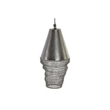 Lampadario DKD Home Decor Nero Metallo (15 x 15 x 30 cm)