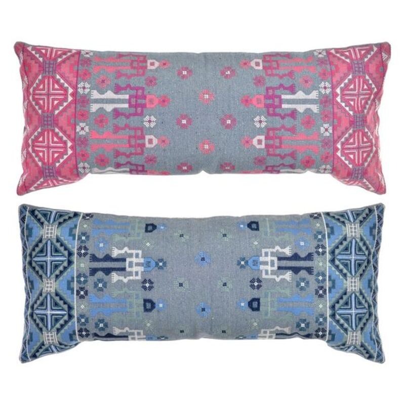 Cuscino DKD Home Decor Cotone (2 pcs) (80 x 35 cm) - zannishop