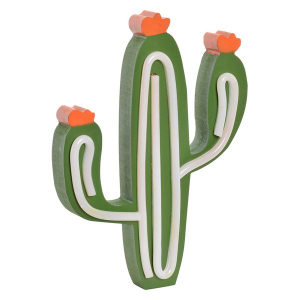 DKD Home Lighting Cactus LED Wood (19 x 3 x 26 cm)