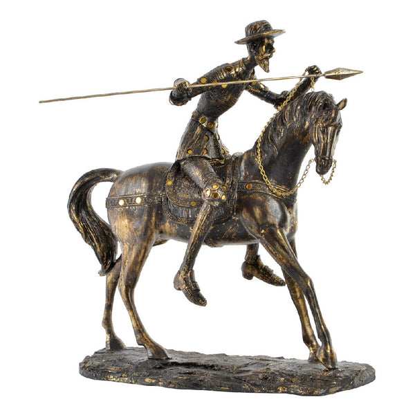 Statua Decorativa DKD Home Decor Don Quijote Resina (36 x 19 x 39 cm) - zannishop