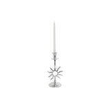 Candelabro DKD Home Decor Argentato Stella Alluminio (12.5 x 10.5 x 26.5 cm) (3 pcs) - zannishop