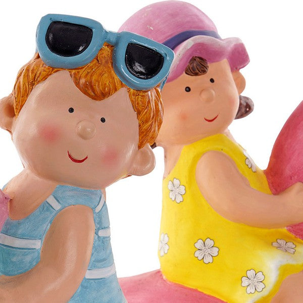 Statua Decorativa DKD Home Decor Bambini Fibră de Sticlă (2 pcs) - zannishop