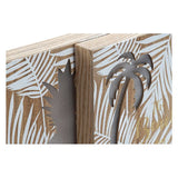 DKD Lámpara de hogar Decoración tropical luz LED (2 pcs) (20 x 3 x 26 cm)