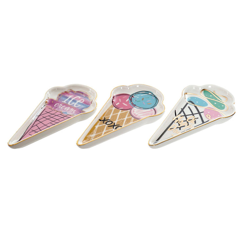 Svuotatasche DKD Home Decor Gelato Porțelan (3 pcs) (16.5 x 9 x 2 cm) - zannishop