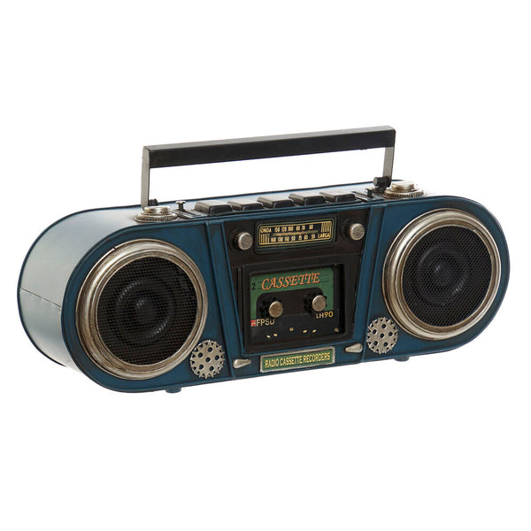 Statua Decorativa DKD Home Decor Radio Metallo Vintage - zannishop