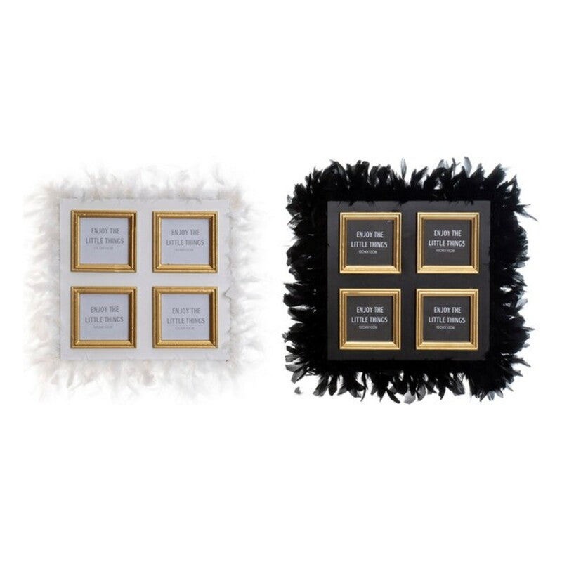 Marco de marco DKD Home Decor Chic (2 PC) (10 x 10 cm)