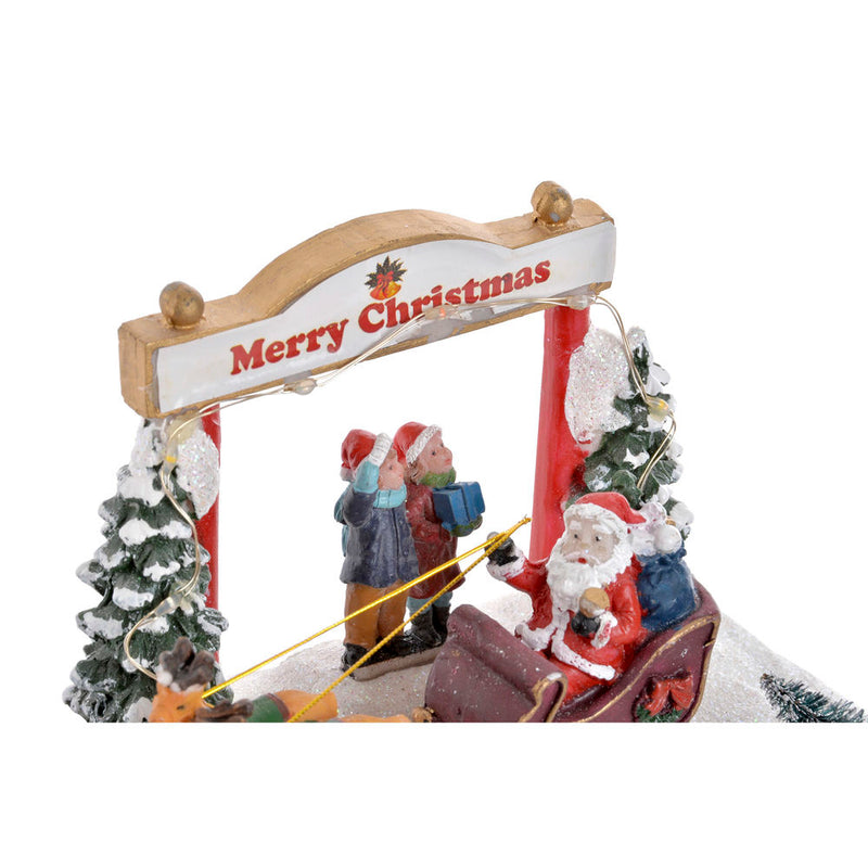 Weihnachtsdekoration DKD Home Decor Harz Santa Claus (17,5 x 12,5 x 17 cm)