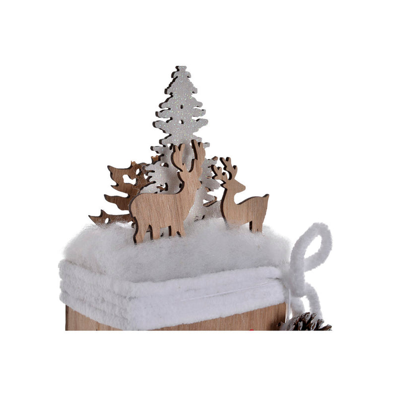 Weihnachtsdekoration DKD Home Decor Santa Claus Led Natural Tree (9 x 6 x 41,5 cm)