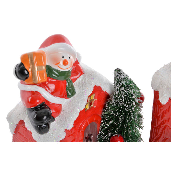 Statua Decorativa DKD Home Decor Gres Babbo Natale (2 pcs) (10 x 6.5 x 11.5 cm) - zannishop