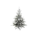 Arbre de Noël dkd décor intérieur PVC Metal Christmas LED Snowy (127 x 127 x 180 cm)