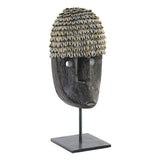 Ornamente DKD Home Decor Maschera Bambù Conchiglie (6 x 12 x 36 cm) - zannishop