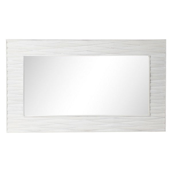 Specchio da parete DKD Home Decor Legno di mango Unde (92 x 3 x 154 cm) - zannishop