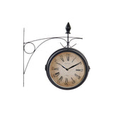 Wanduhr DKD Home Decor Metal Black (33 x 9 x 33 cm)