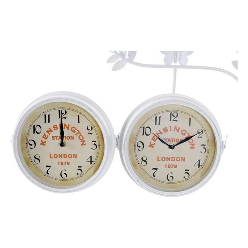 Wall Watch DKD Home Decor White Metal (38 x 9 x 37 cm)