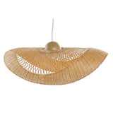 DKD Home Chandelier Decor Bamboo Picture Sombrá (70 x 40 x 22 cm)