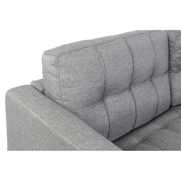 Chaise Longue DKD Home Decor Dekor Polyester Baumholz moderner grauer Baum (219 x 151 x 80 cm)