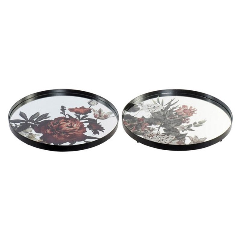 Specchio da parete DKD Home Decor Metallo (2 pcs) - zannishop